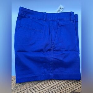Women’s Mid Rise Slim Fit Blue Shorts 3.5” inseam - Size 2 NWT